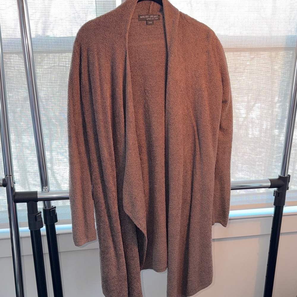 Barefoot Dreams Cozy Tan Cardigan
